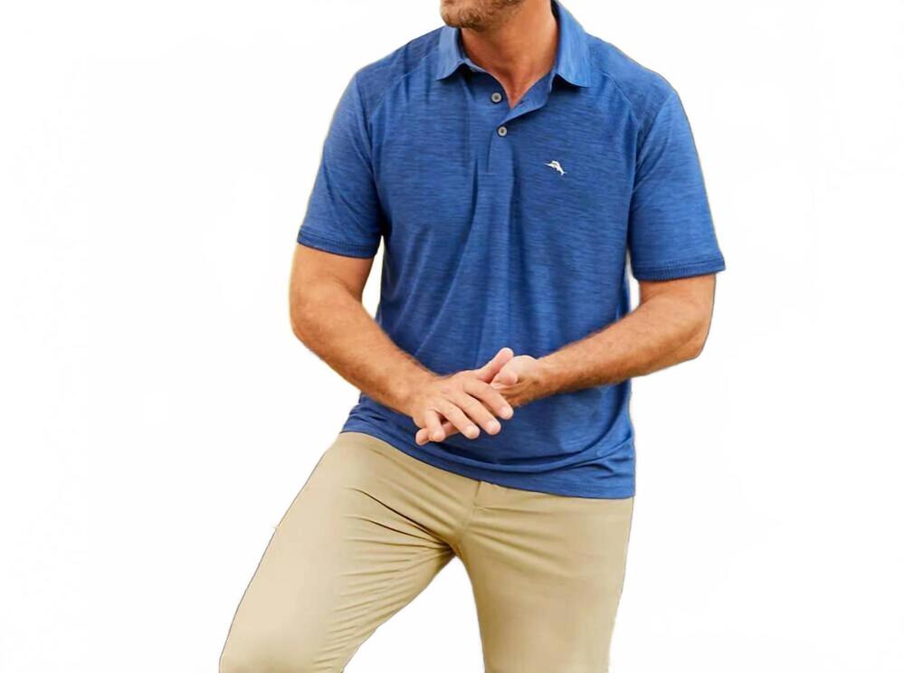NEW TOMMY BAHAMA palm coast pro polo in coastline